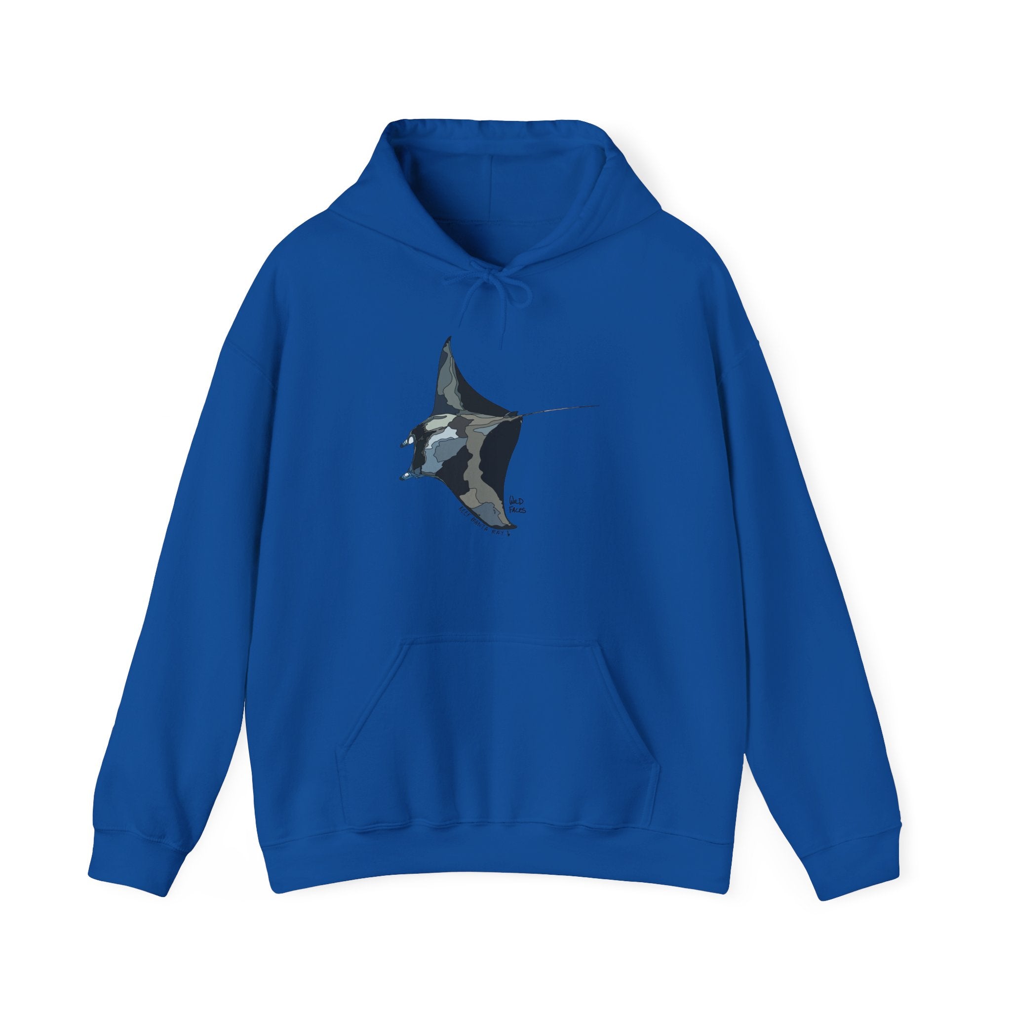 Reef Manta Ray | Unisex Heavy Blend™ Hooded Sweatshirt Printify