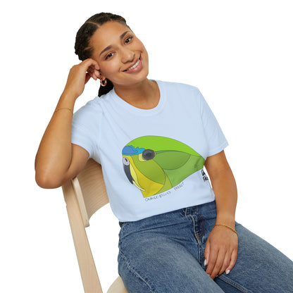 Orange-bellied Parrot - Unisex Softstyle T-Shirt