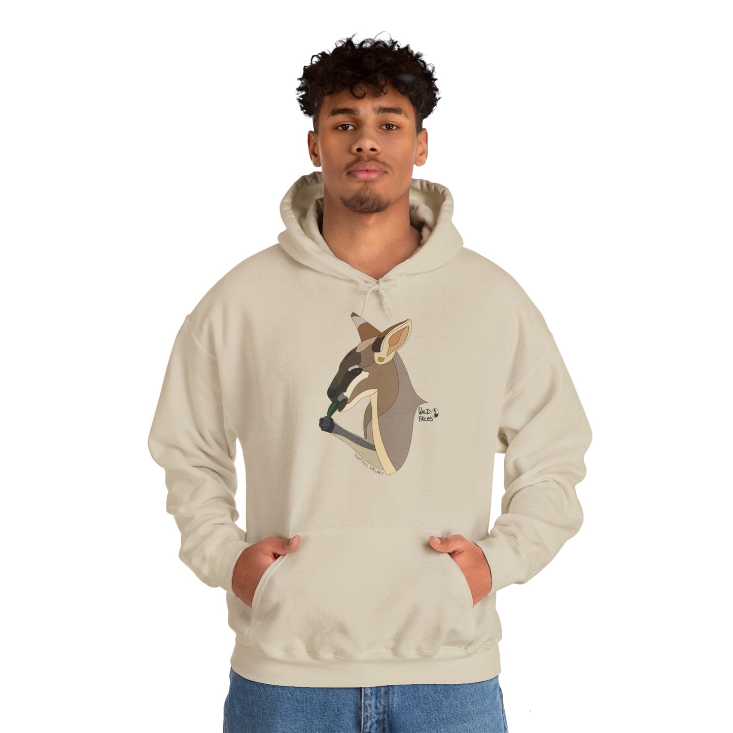 Whiptail Wallaby | Unisex Heavy Blend™ Hooded Sweatshirt