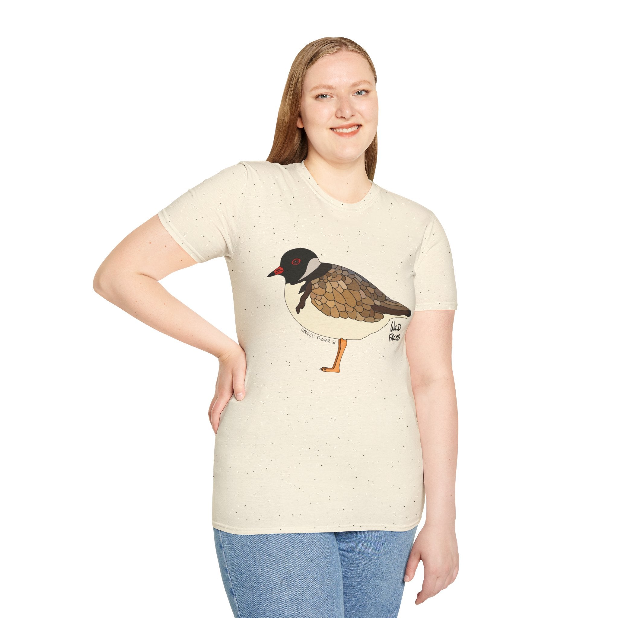 Hooded Plover - Unisex Softstyle T-Shirt Printify