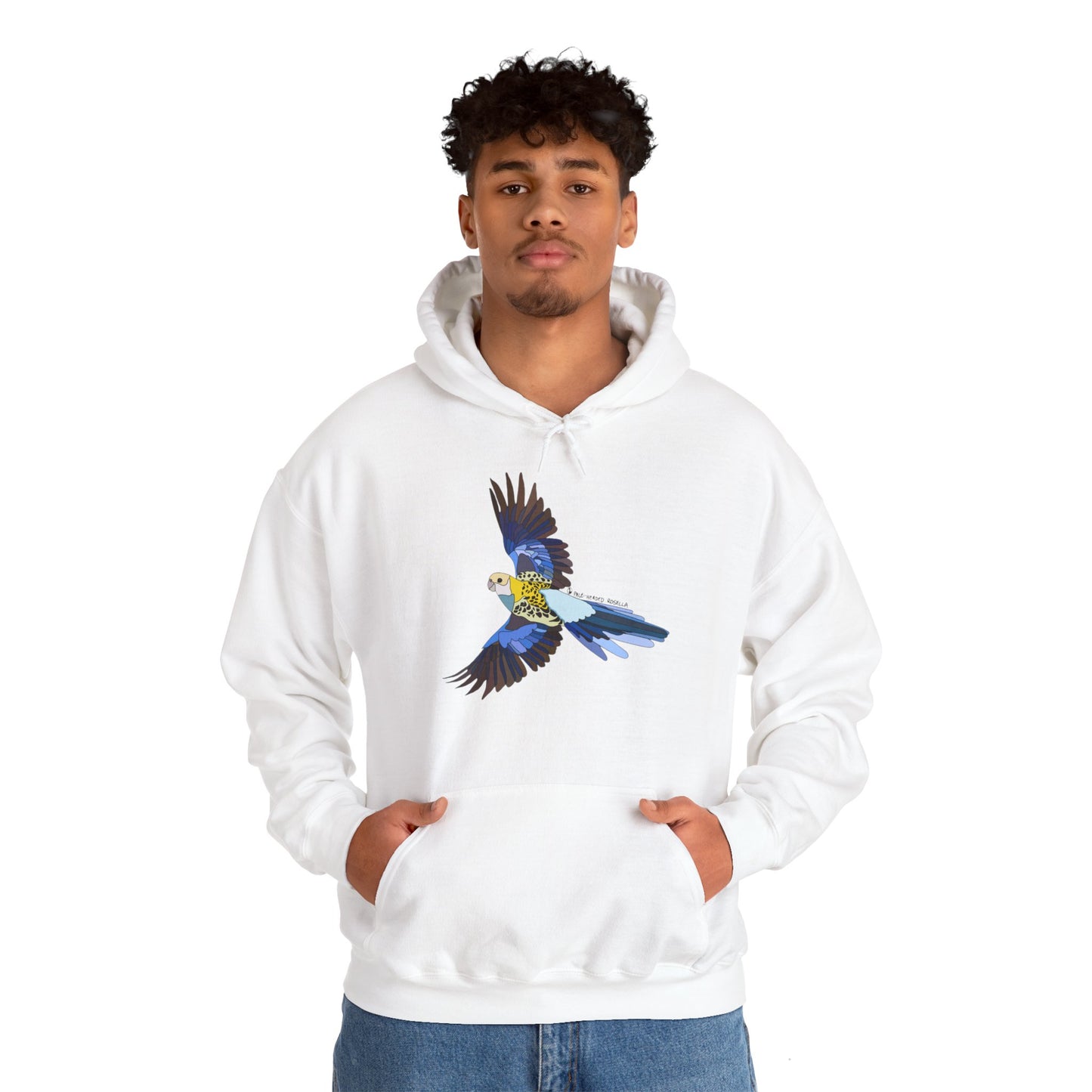 Pale-headed Rosella | Unisex Heavy Blend™ Hooded Sweatshirt