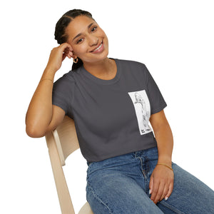 Southern Cassowary (sketch) - Unisex Softstyle T-Shirt Printify