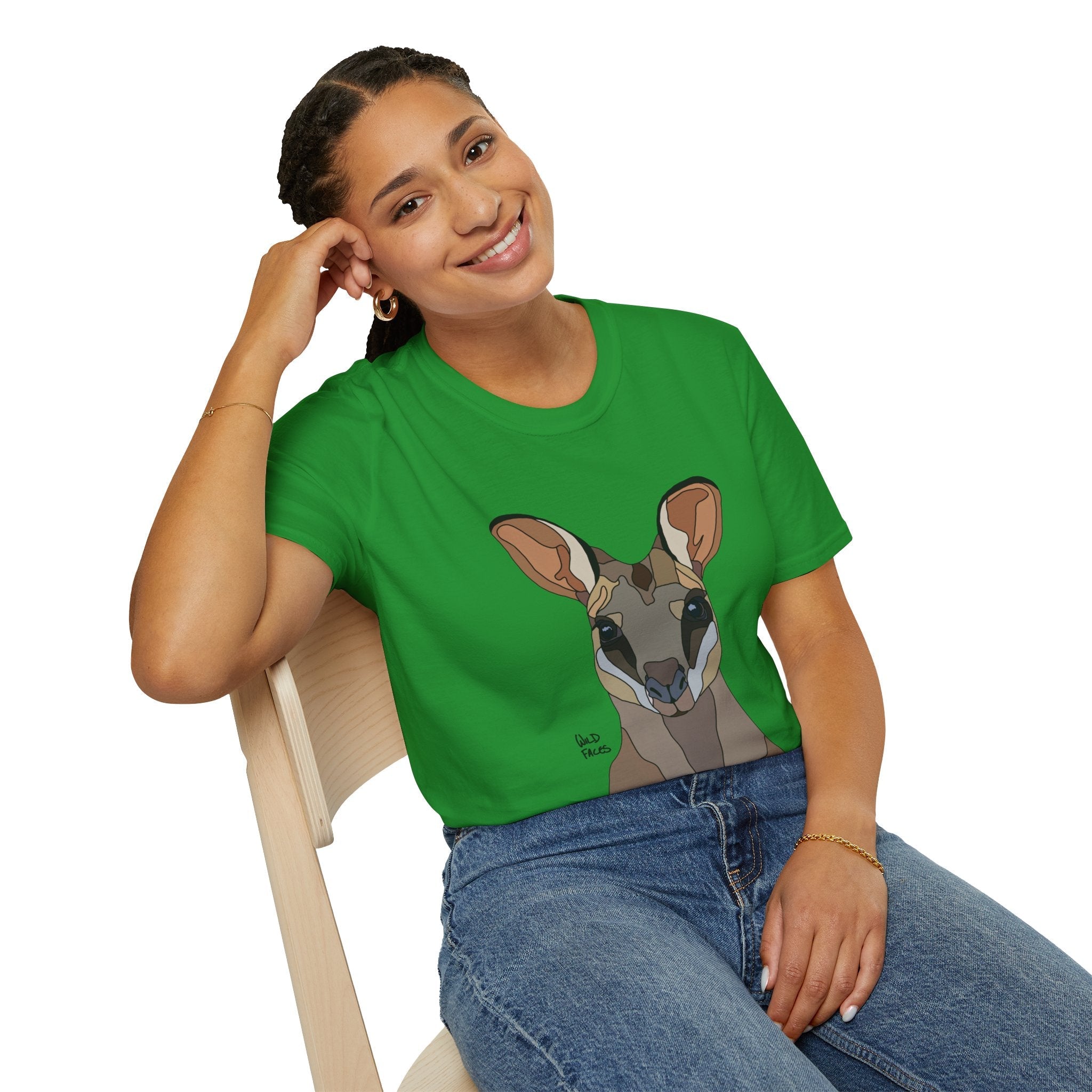 Agile Wallaby - Unisex Softstyle T-Shirt Printify