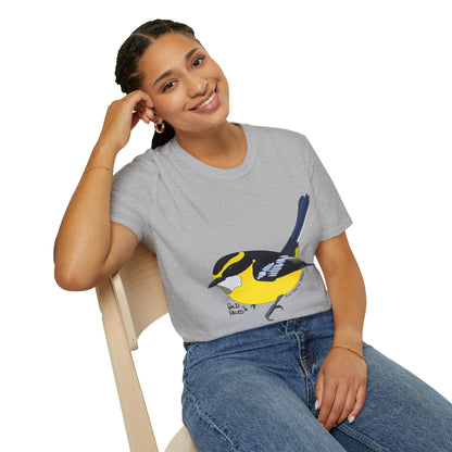 Yellow-breasted Boatbill - Unisex Softstyle T-Shirt