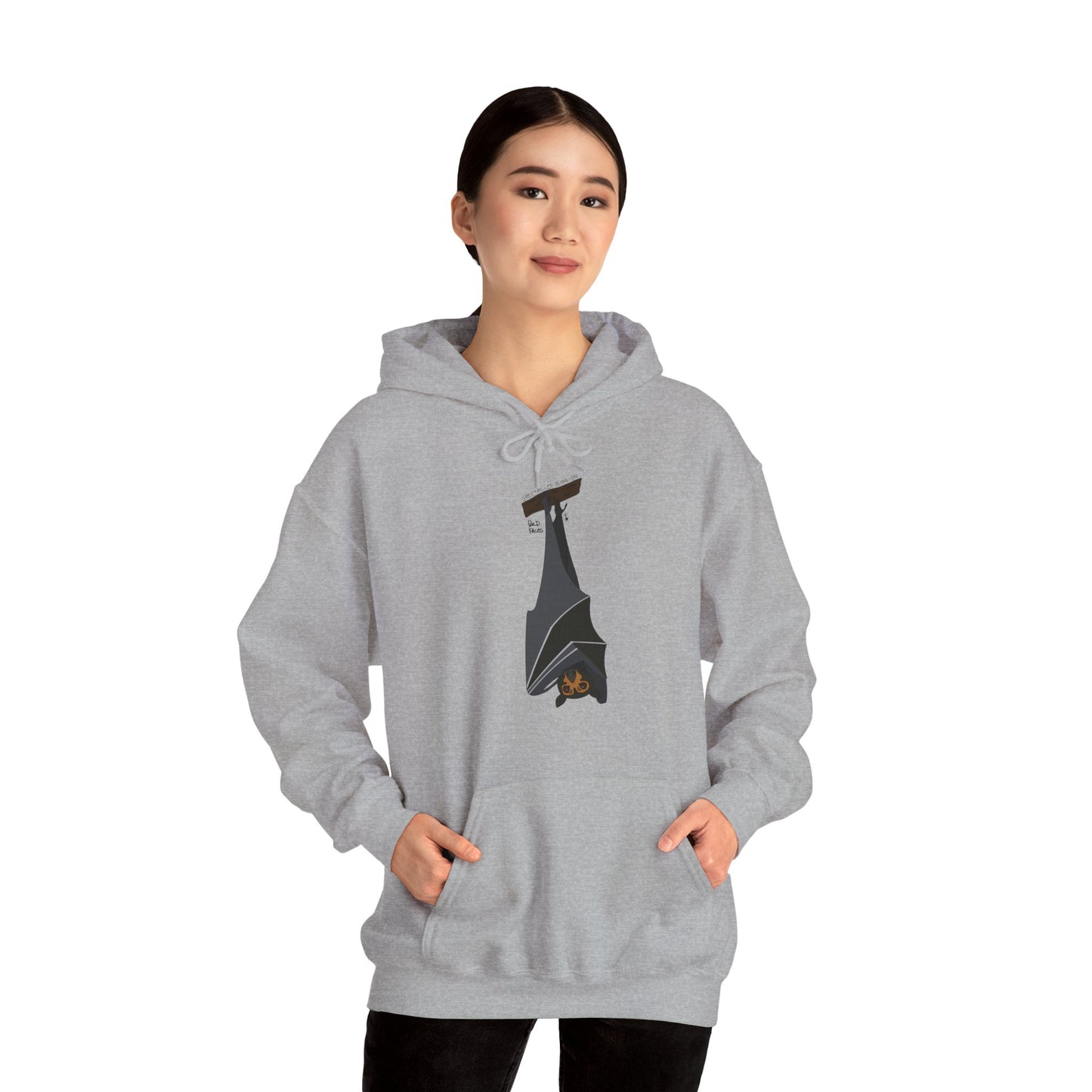 Spectacled Flying Fox | Unisex Heavy Blend™ Hooded Sweatshirt