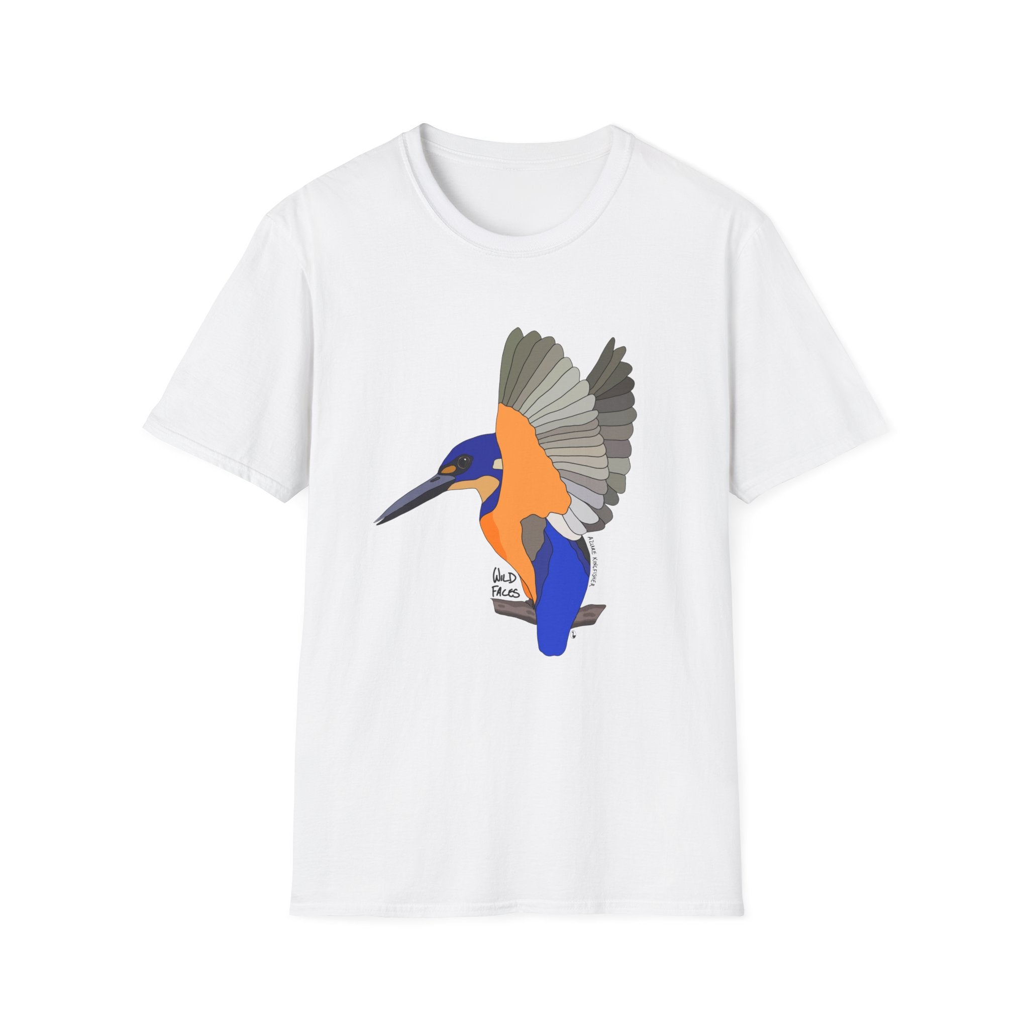 Azure Kingfisher - Unisex Softstyle T-Shirt