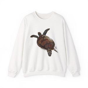Green Turtle Sweatshirt | Unisex Heavy Blend™ Crewneck Printify