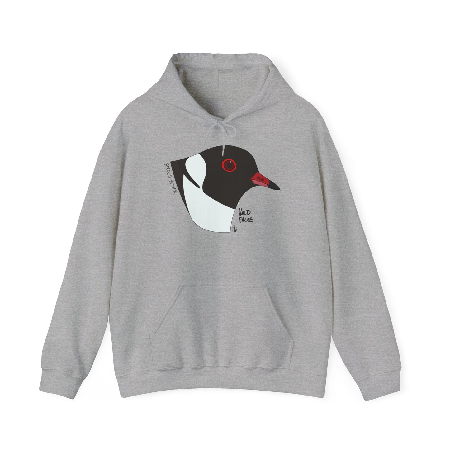 Hooded Plover (head) | Unisex Heavy Blend™ Hooded Sweatshirt