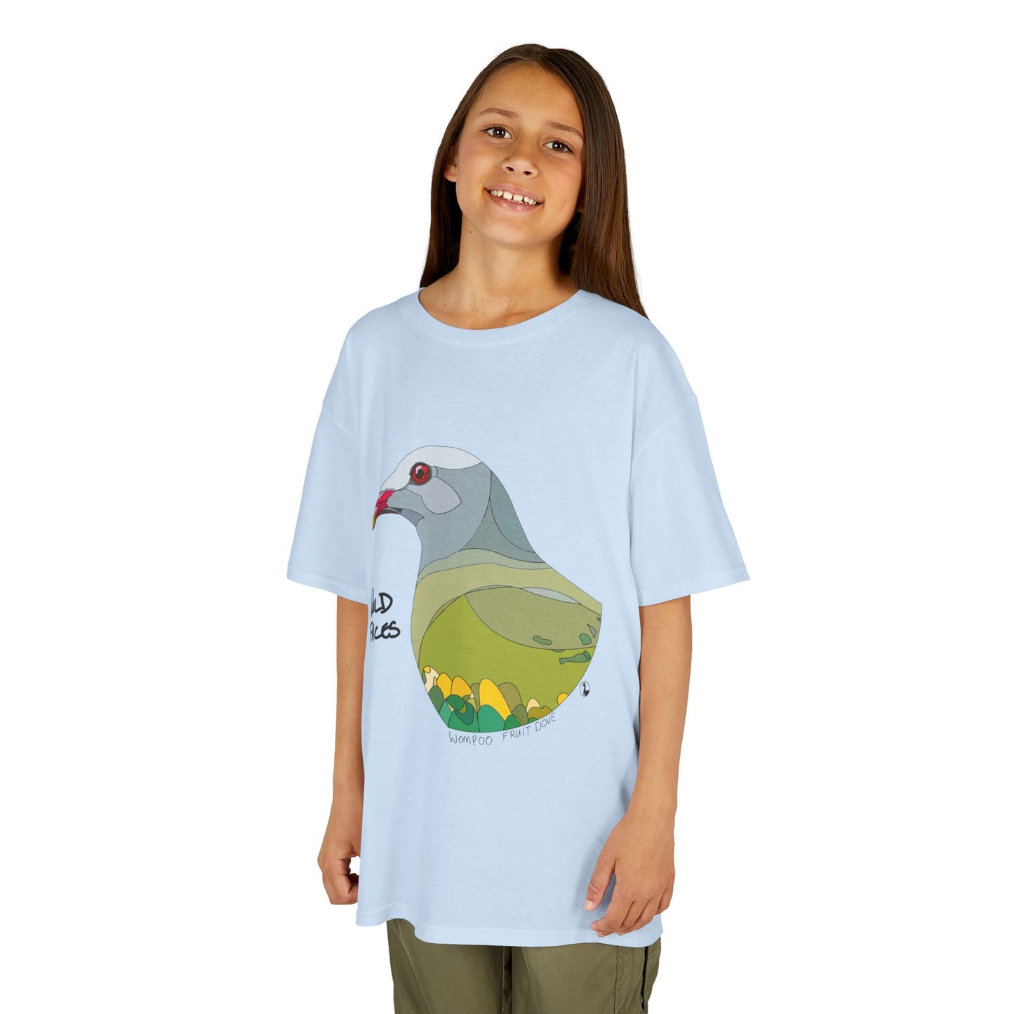 Wompoo Fruit Dove | Kids Heavy Cotton™ Tee