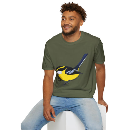 Yellow-breasted Boatbill - Unisex Softstyle T-Shirt