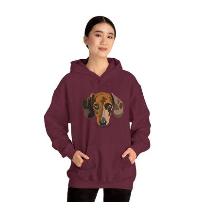 Dachshund (Keen as mustard) | Unisex Heavy Blend™ Hooded Sweatshirt