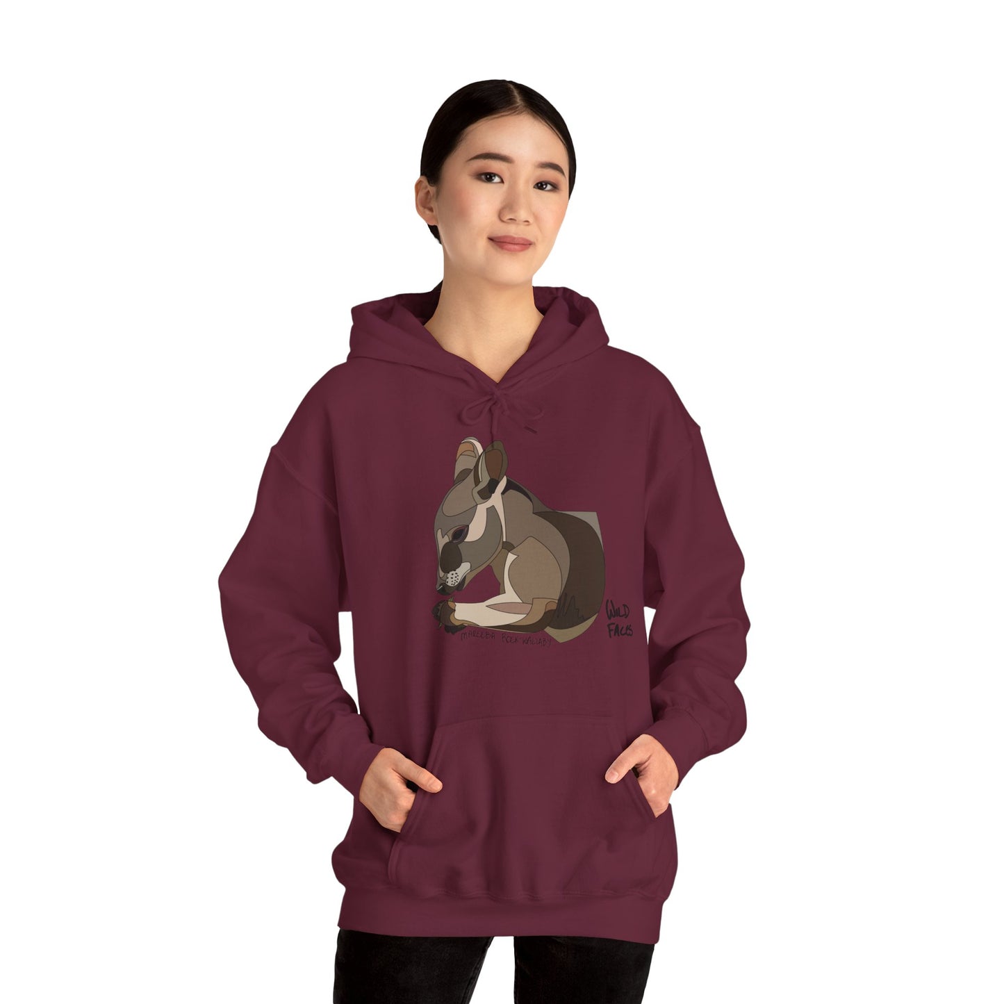 Mareeba Rock-wallaby | Unisex Heavy Blend™ Hooded Sweatshirt