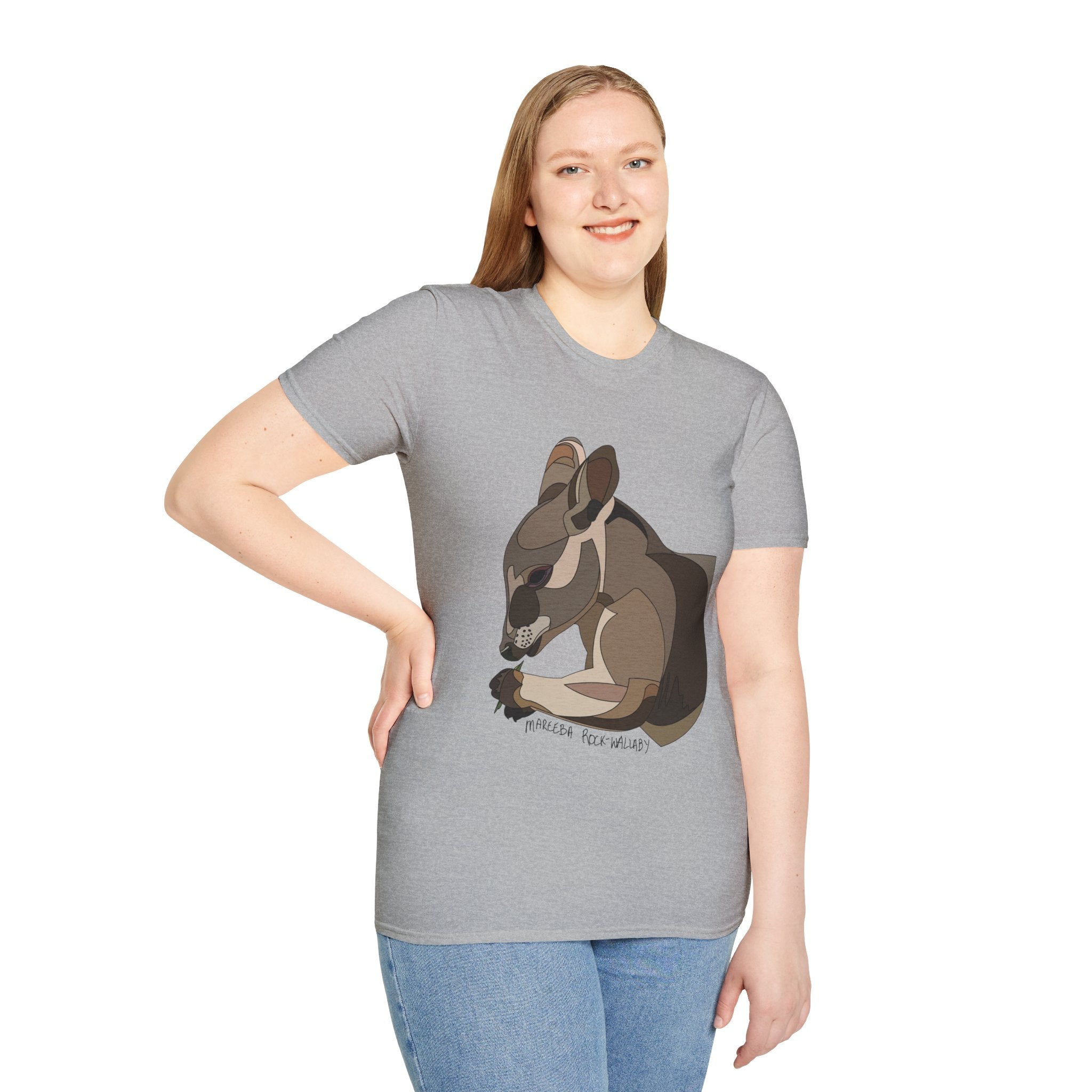 Mareeba Rock-wallaby - Unisex Softstyle T-Shirt Printify