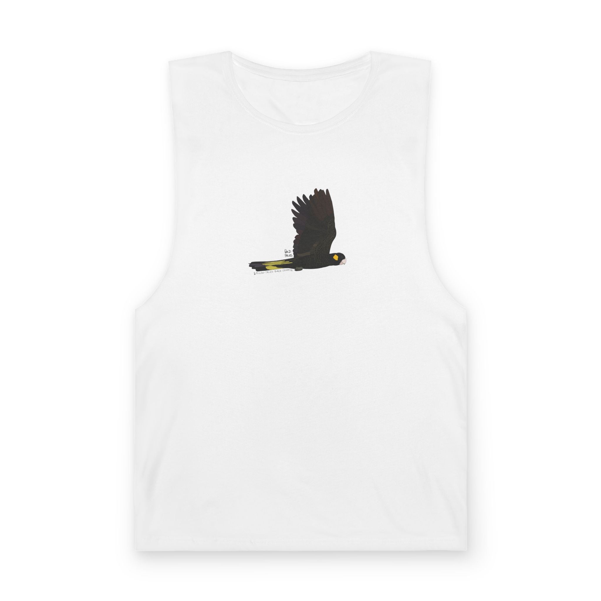 Yellow-tailed Black Cockatoo - Unisex Barnard Tank