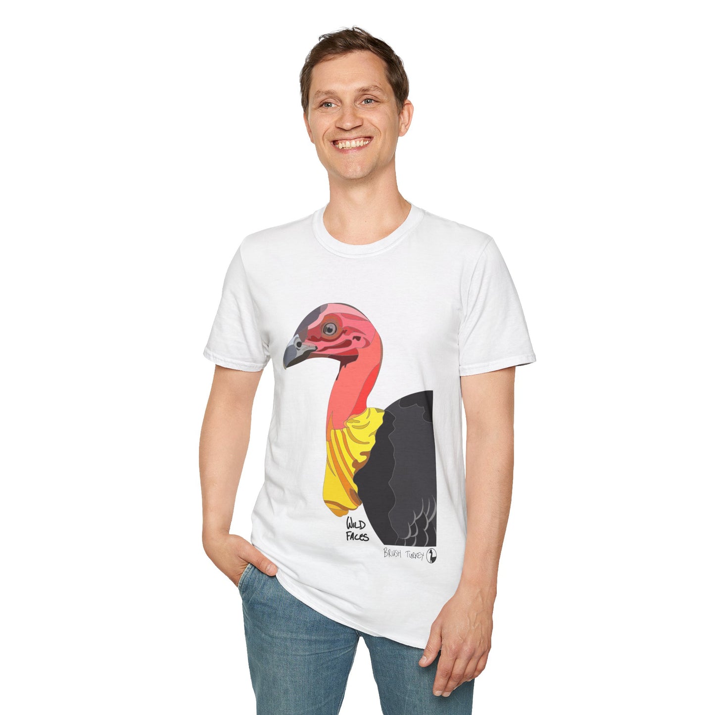 Australian Brushturkey - Unisex Softstyle T-Shirt