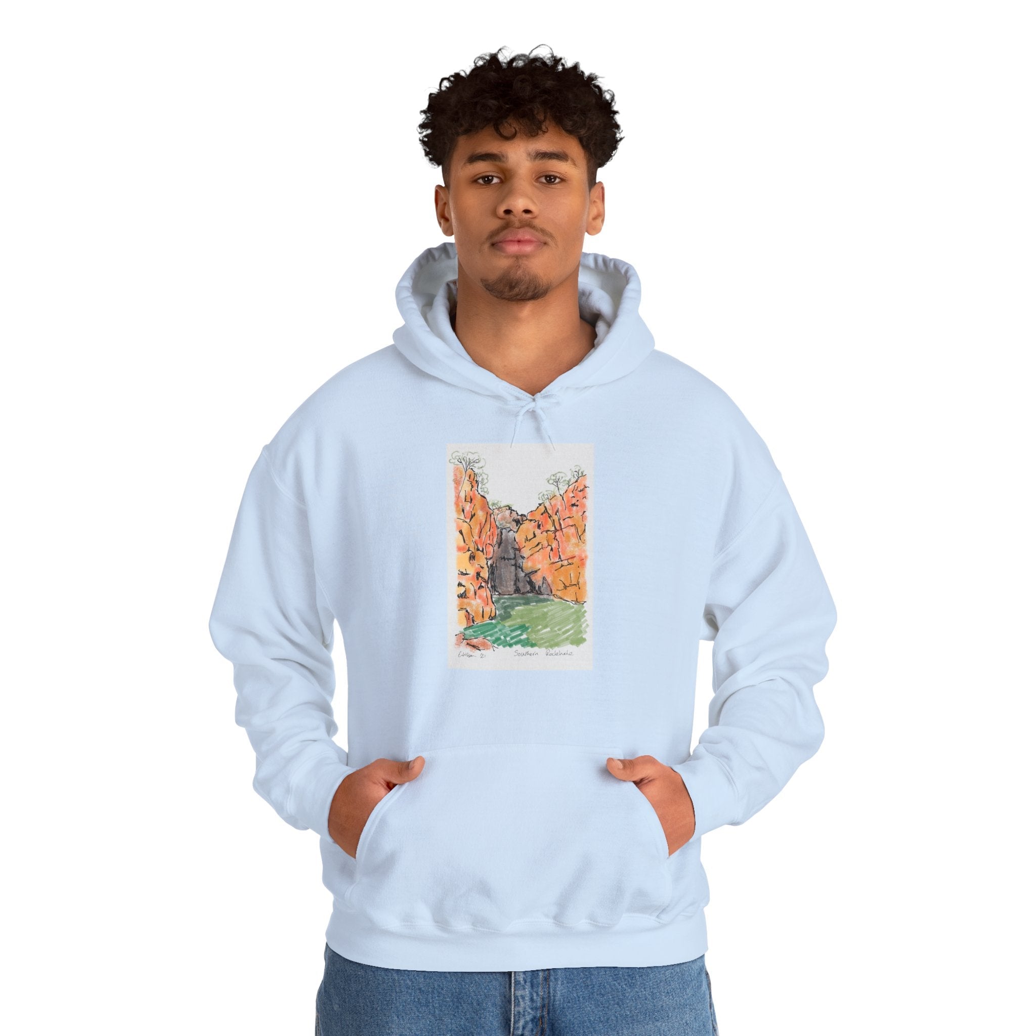 Southern Rockhole, Nitmiluk | Unisex Heavy Blend™ Hooded Sweatshirt Printify