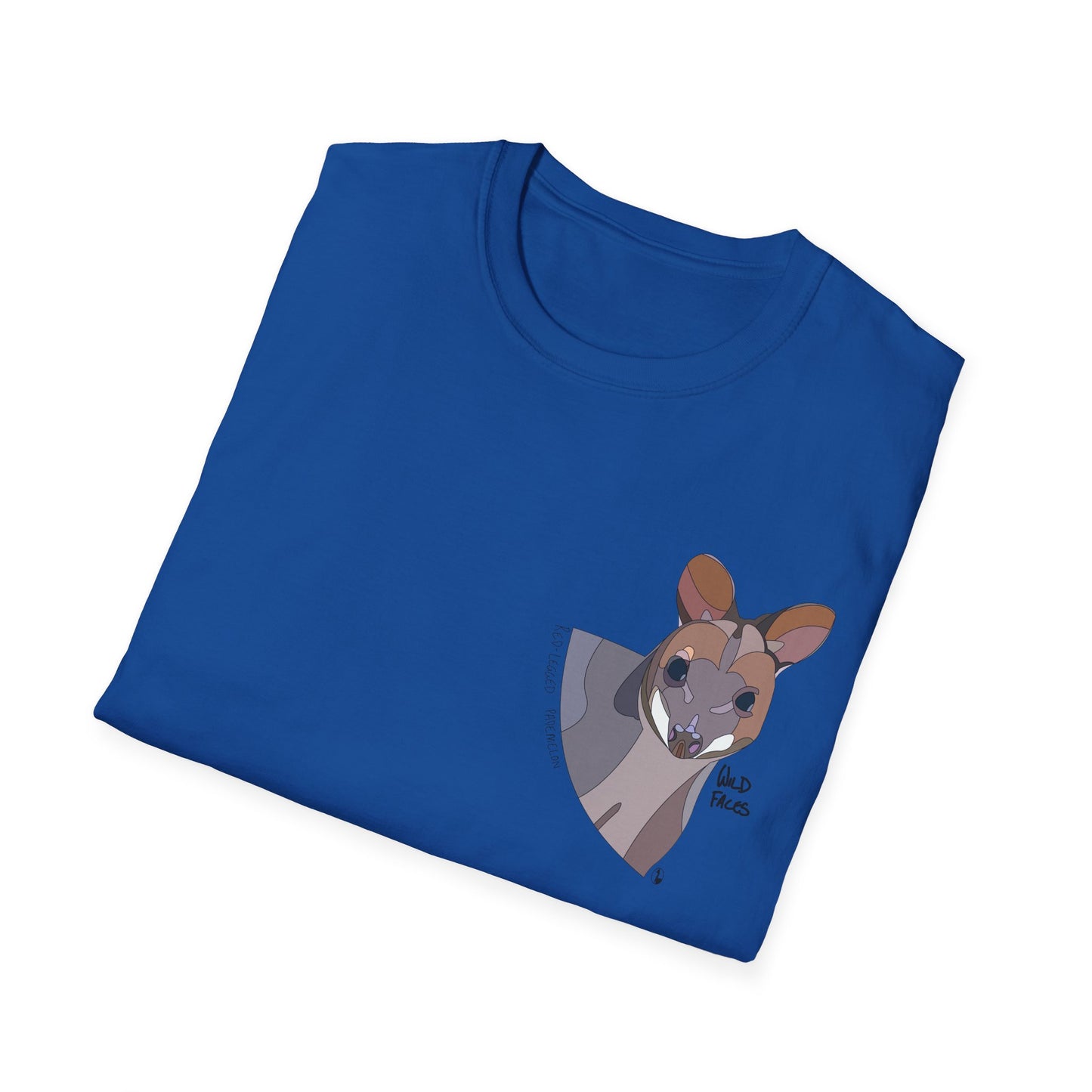 Red-legged Pademelon - Small design - Unisex Softstyle T-Shirt