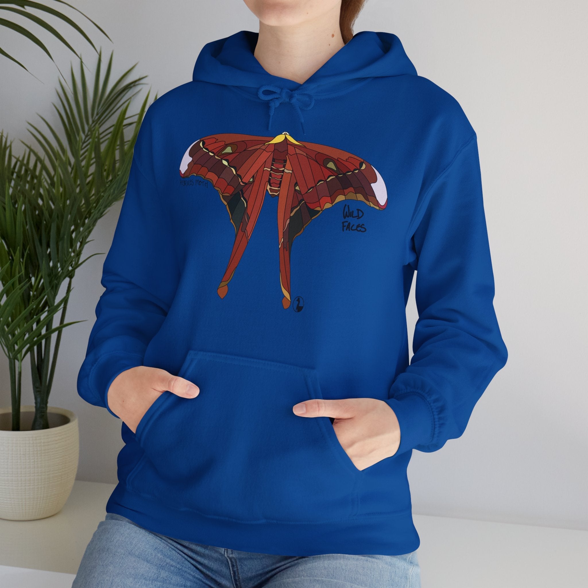 Hercules Moth | Unisex Heavy Blend™ Hooded Sweatshirt Printify
