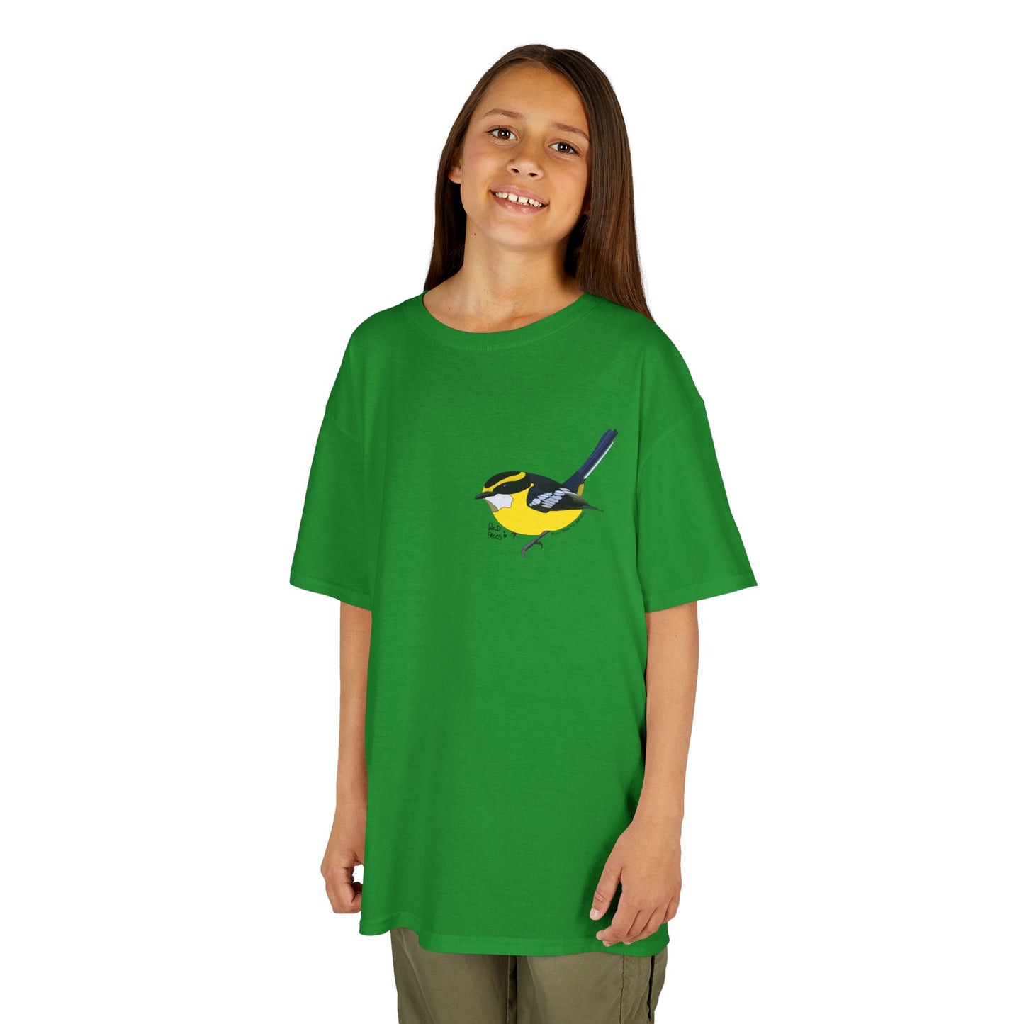 Yellow-breasted Boatbill | Kids Heavy Cotton™ Tee