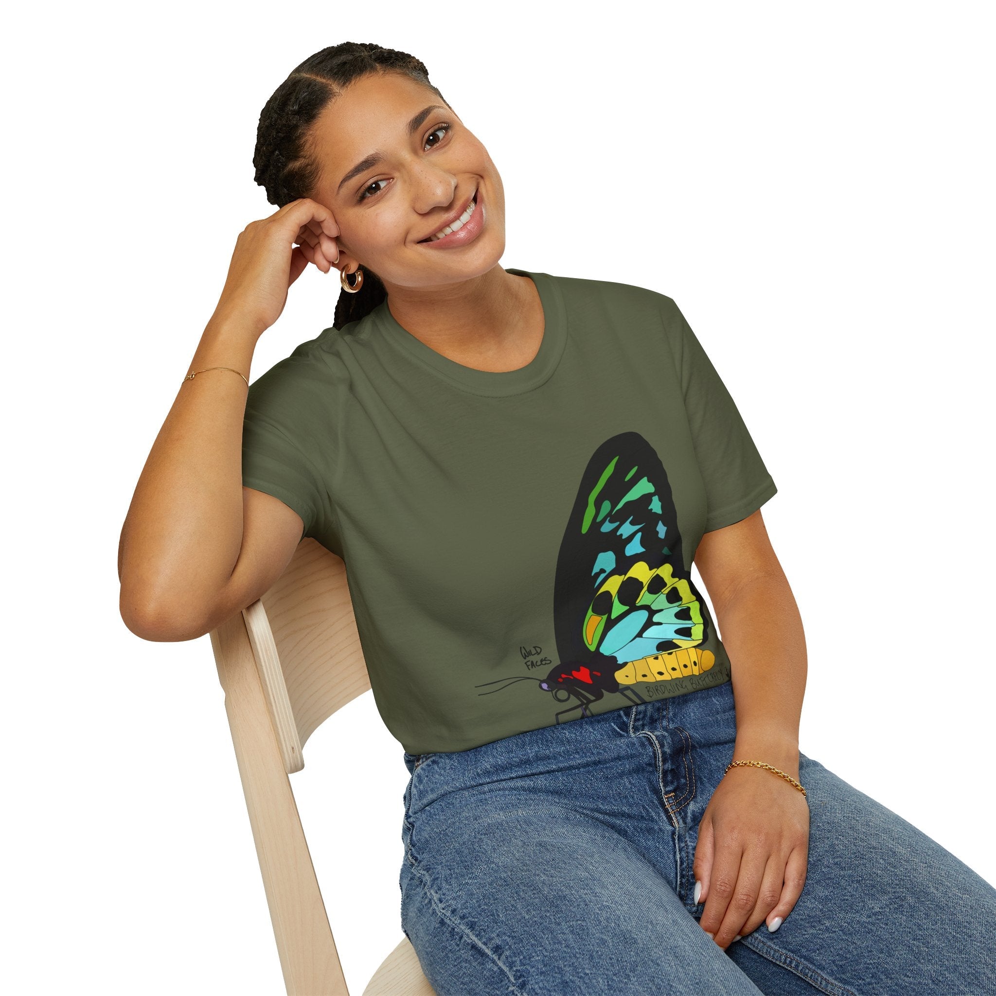 Birdwing Butterfly - Unisex Softstyle T-Shirt Printify