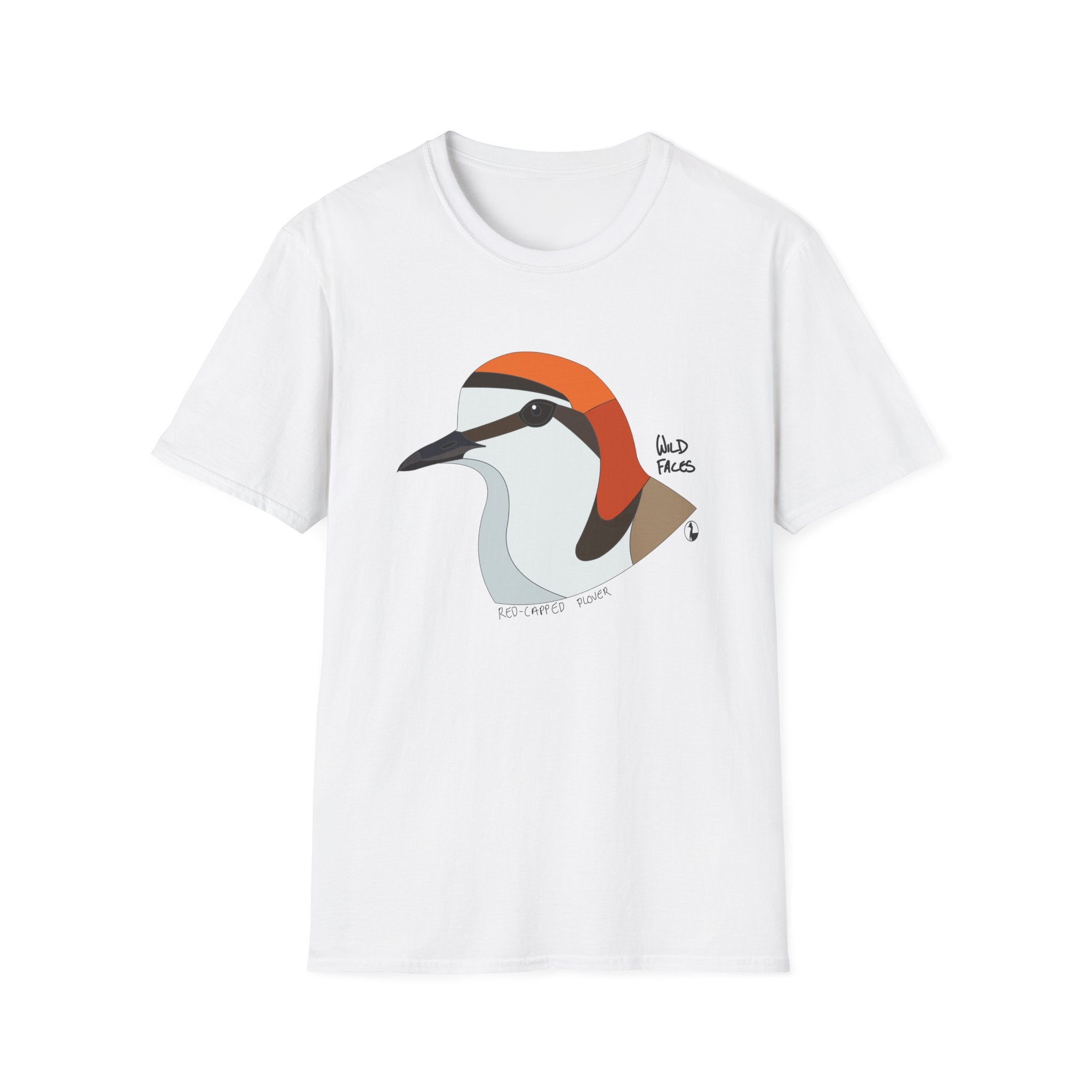 Red-capped Plover - Unisex Softstyle T-Shirt Printify