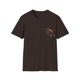 Green Turtle - Small design - Unisex Softstyle T-Shirt Printify