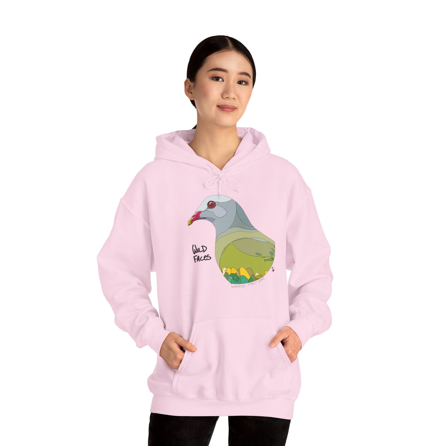 Wompoo Fruit Dove | Unisex Heavy Blend™ Hooded Sweatshirt