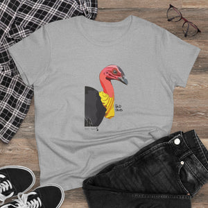 Australian Brush-turkey - Women's Midweight Cotton Tee Printify