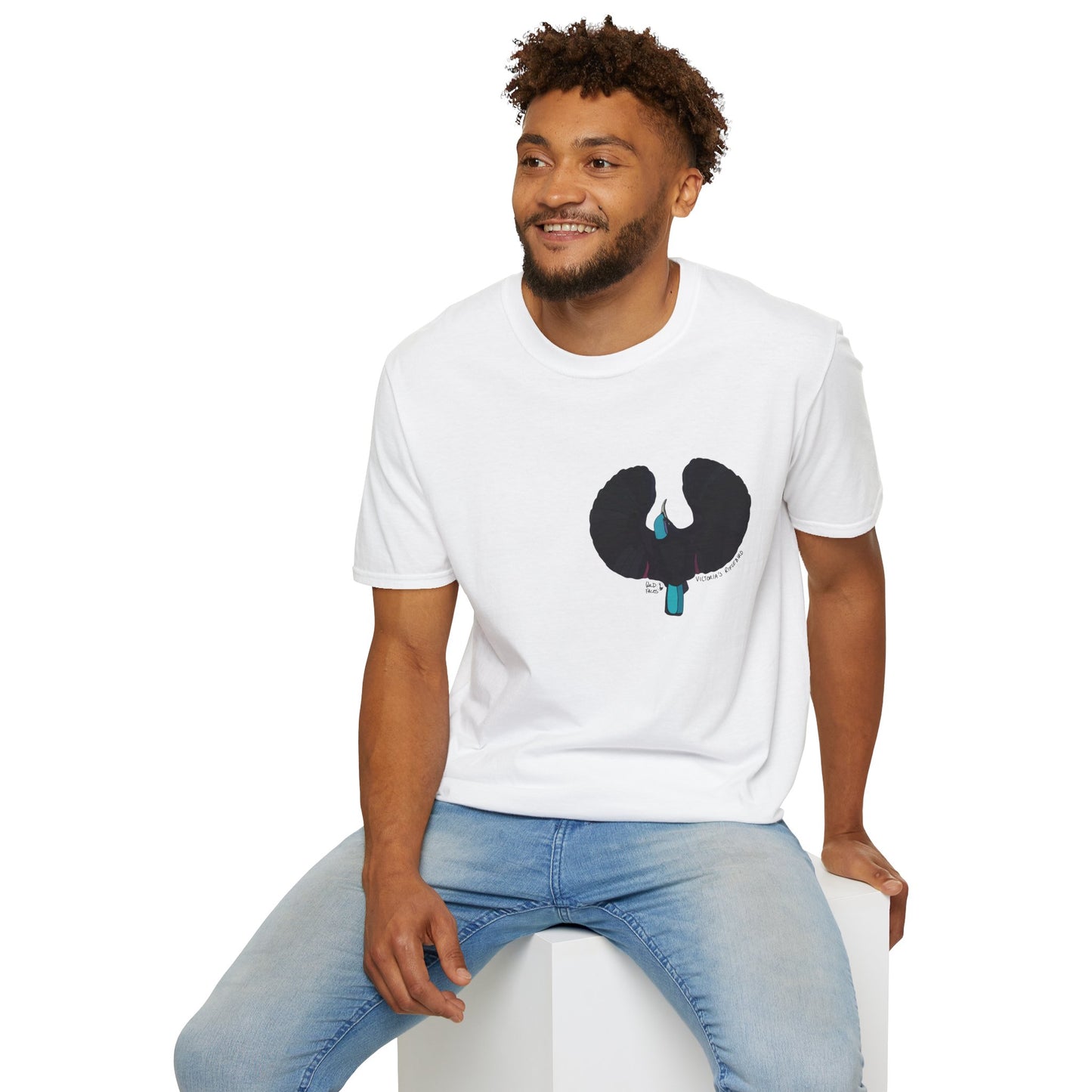 Victoria's Riflebird - Unisex Softstyle T-Shirt