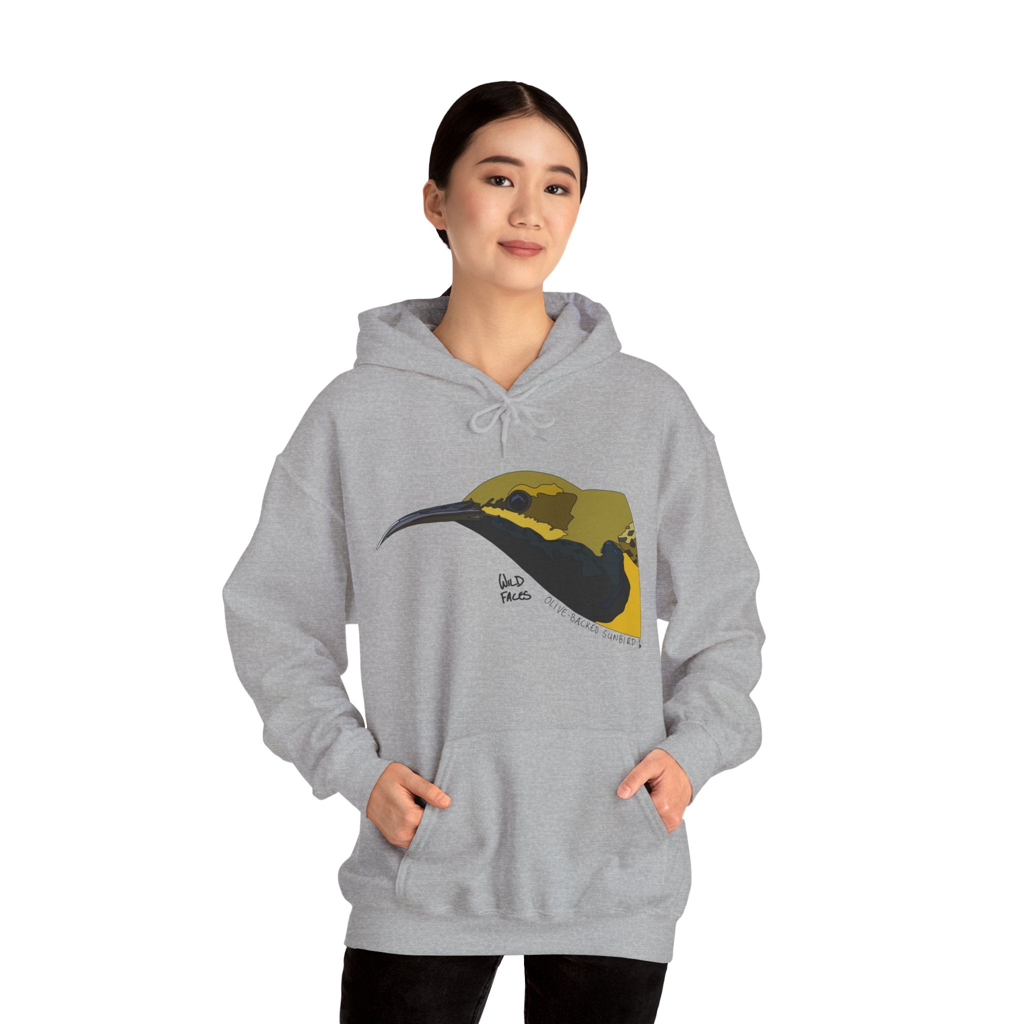 Olive-backed Sunbird | Unisex Heavy Blend™ Hooded Sweatshirt Printify