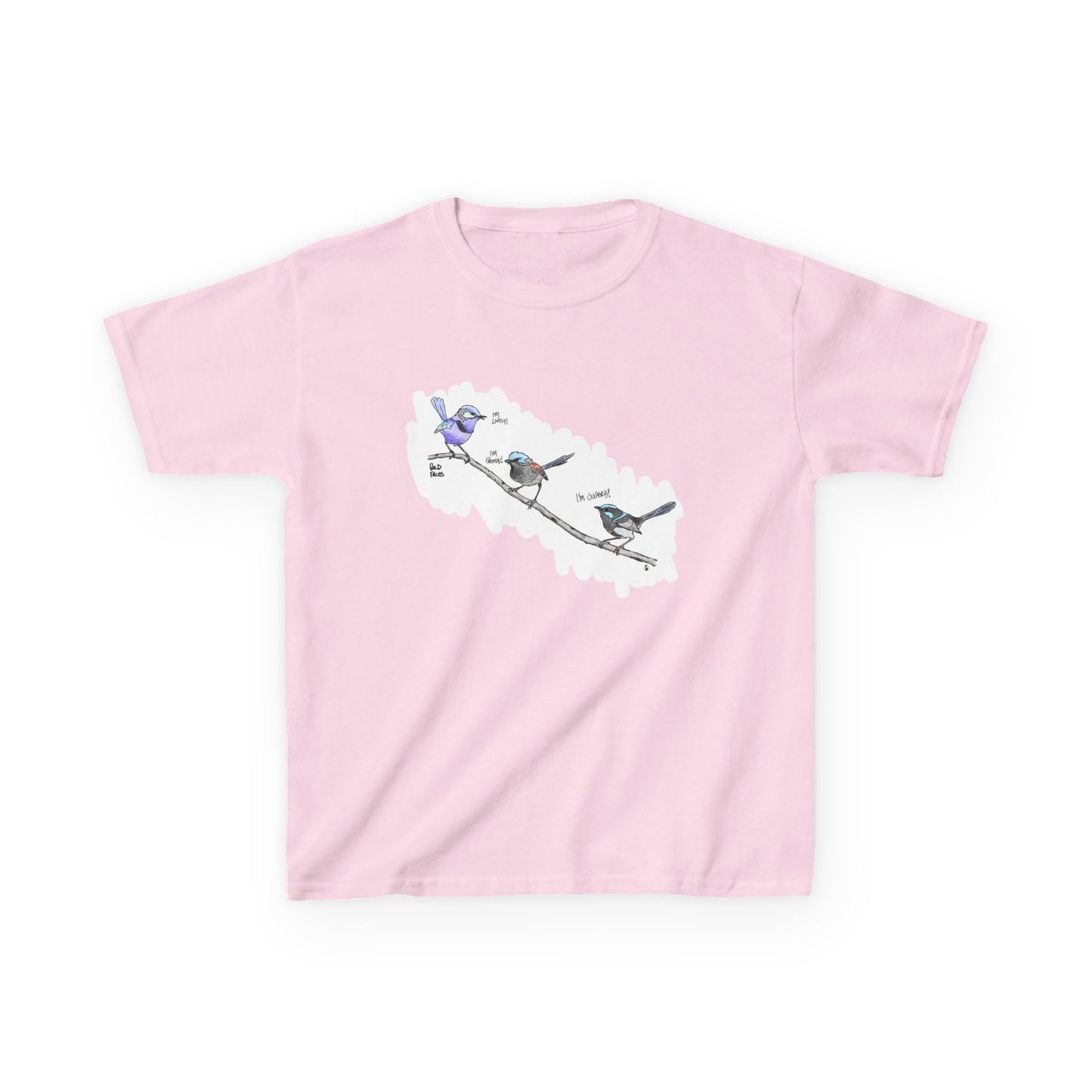 A trio of Fairy-wrens (spendid, superb and lovely) | Kids Heavy Cotton™ Tee