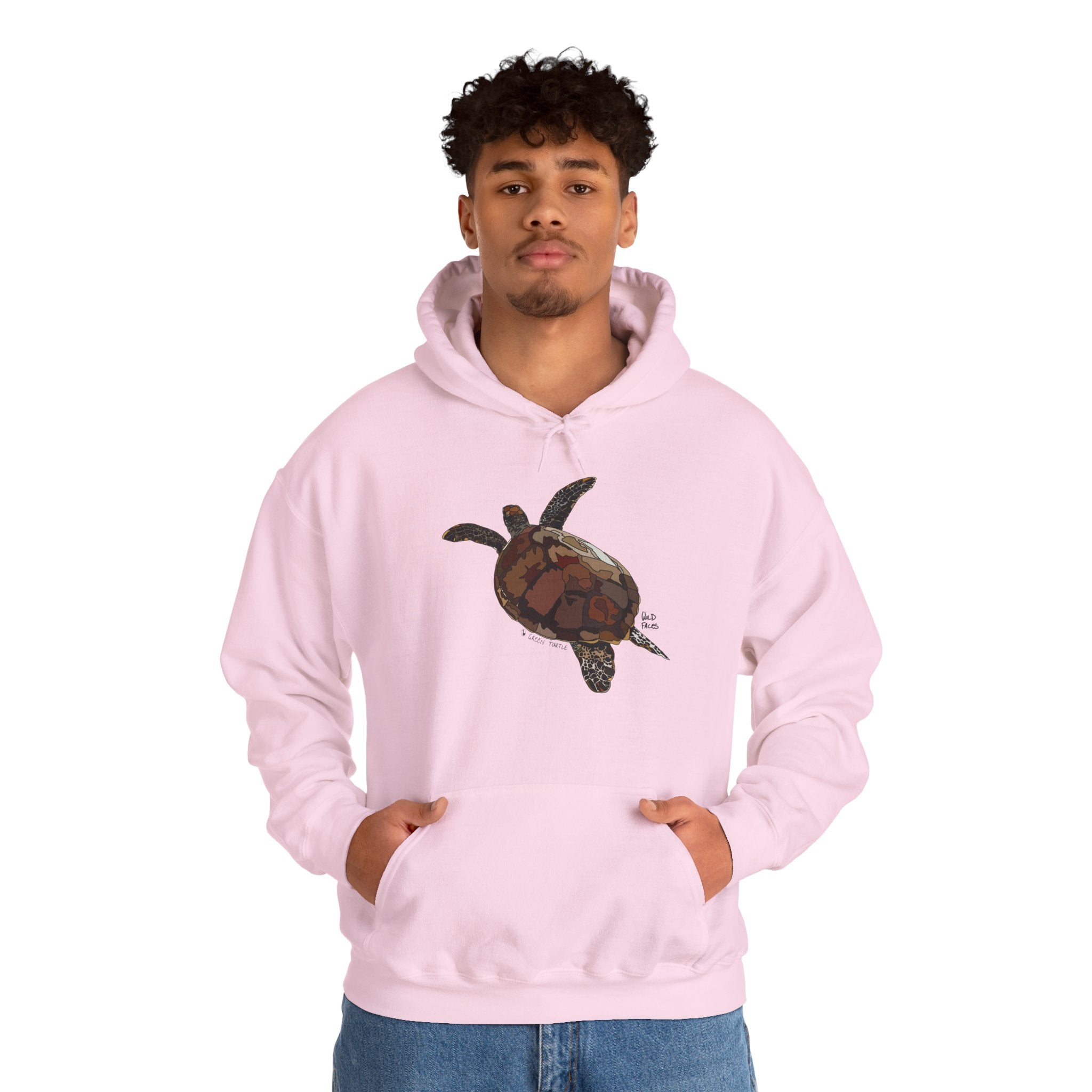 Green Turtle | Unisex Heavy Blend™ Hooded Sweatshirt Printify