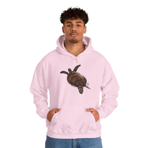 Green Turtle | Unisex Heavy Blend™ Hooded Sweatshirt Printify