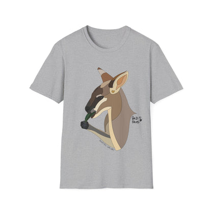 Whiptail Wallaby - Unisex Softstyle T-Shirt Printify