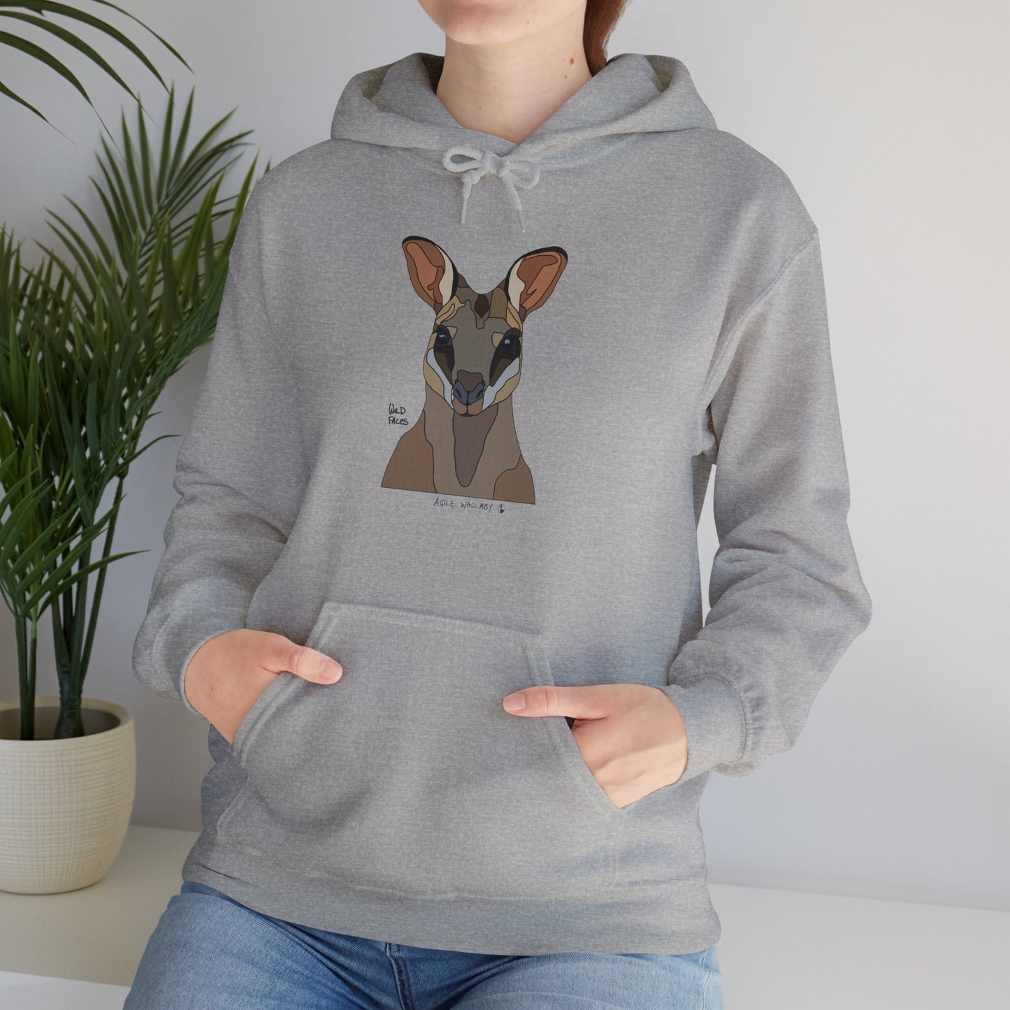 Agile Wallaby | Unisex Heavy Blend™ Hooded Sweatshirt