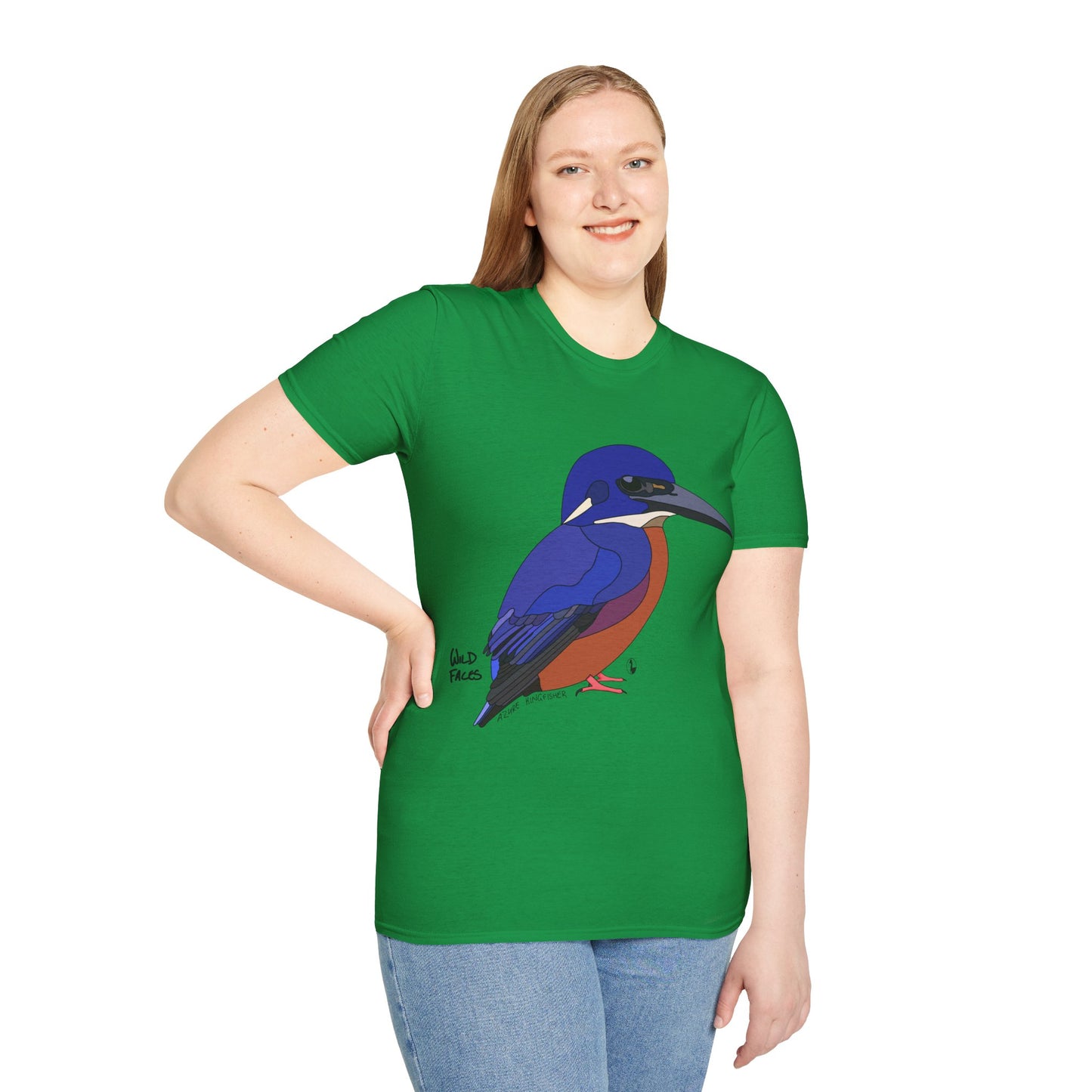 Azure Kingfisher - Unisex Softstyle T-Shirt