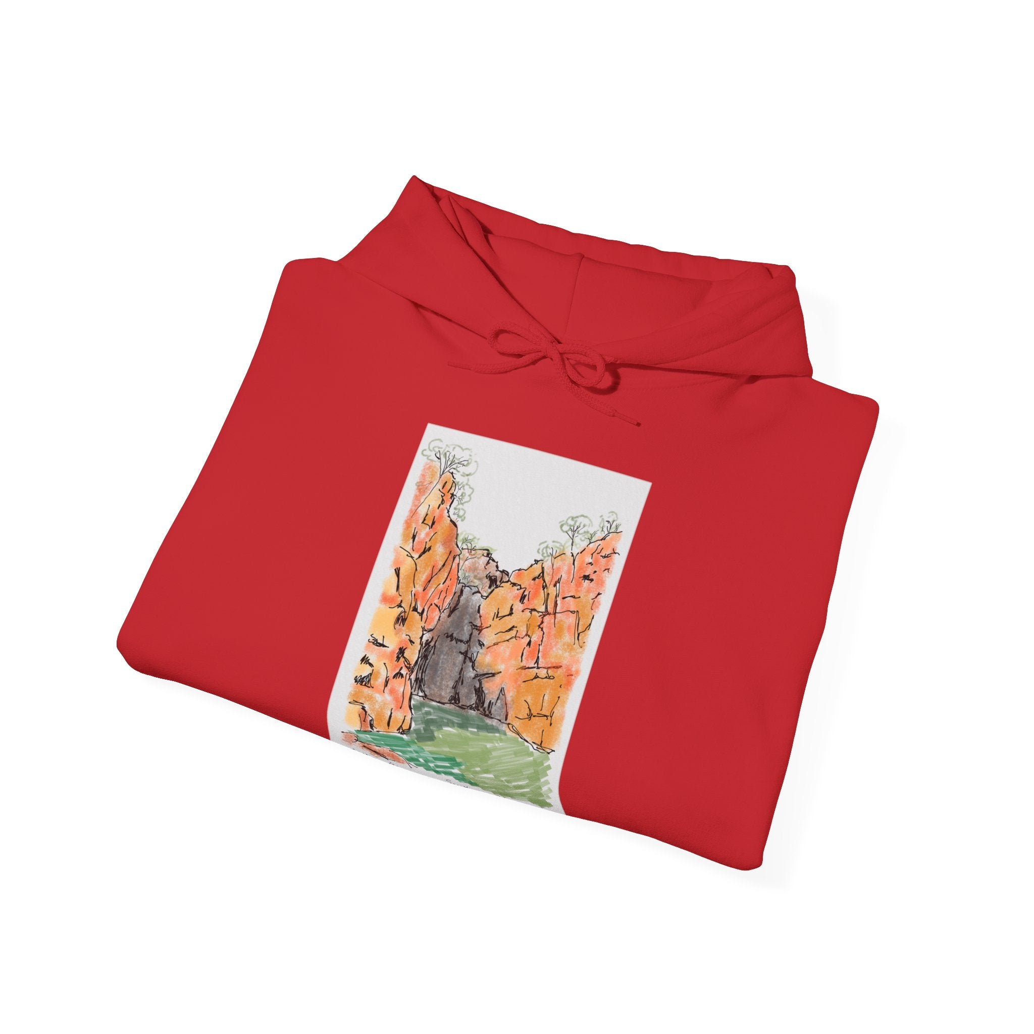 Southern Rockhole, Nitmiluk | Unisex Heavy Blend™ Hooded Sweatshirt Printify
