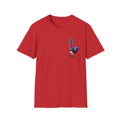 Lovely Fairy-wren - Small design - Unisex Softstyle T-Shirt