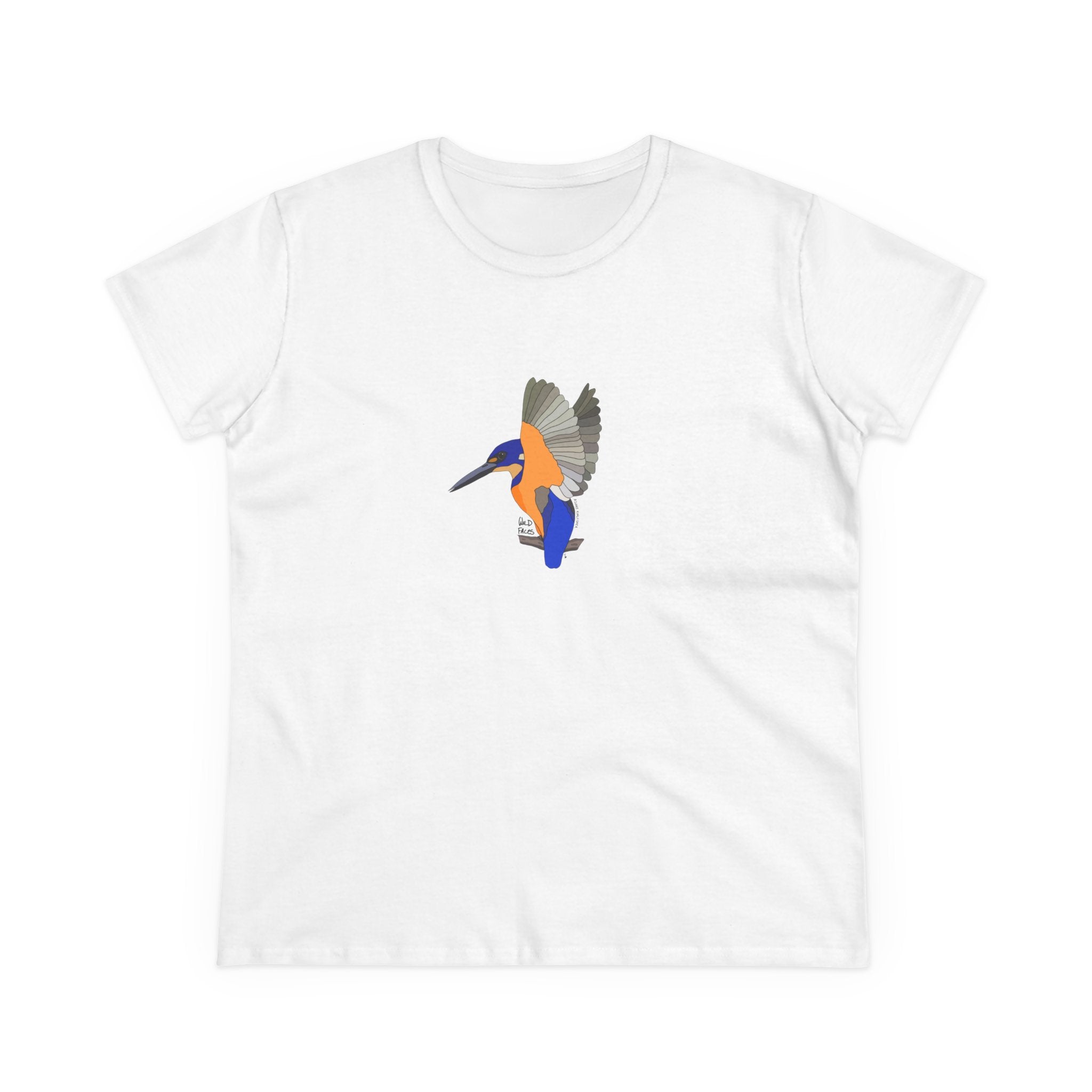 Azure Kingfisher - Women's Midweight Cotton Tee