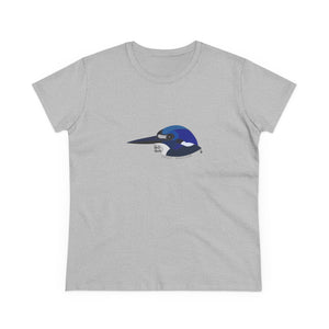 Forest Kingfisher - Women's Midweight Cotton Tee Printify