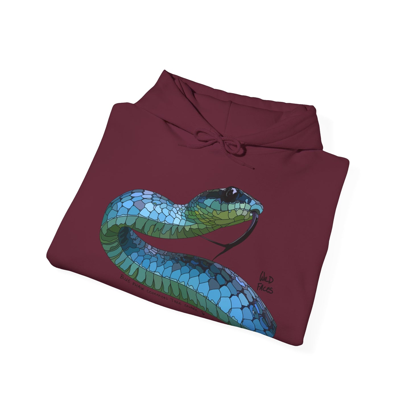 Blue Phase Common Tree-snake | Unisex Heavy Blend™ Hooded Sweatshirt