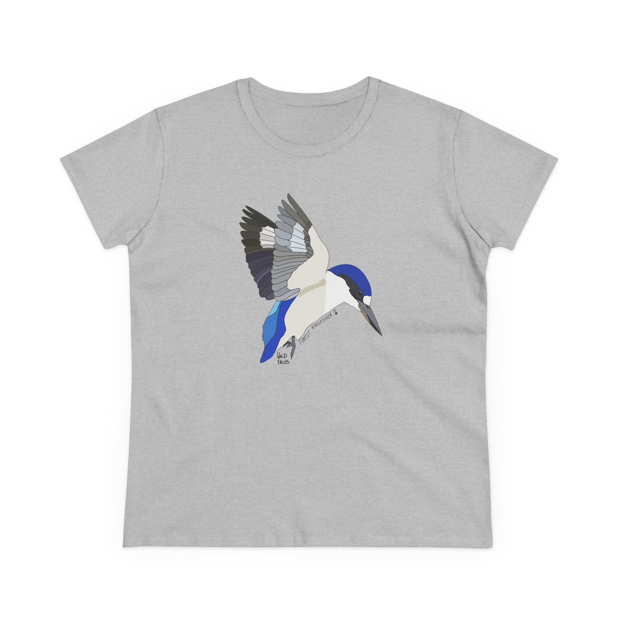 Forest Kingfisher - Women's Midweight Cotton Tee