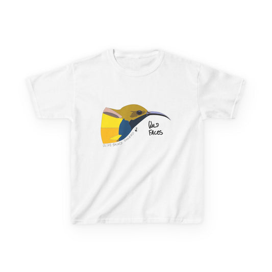 Olive-backed Sunbird | Kids Heavy Cotton™ Tee