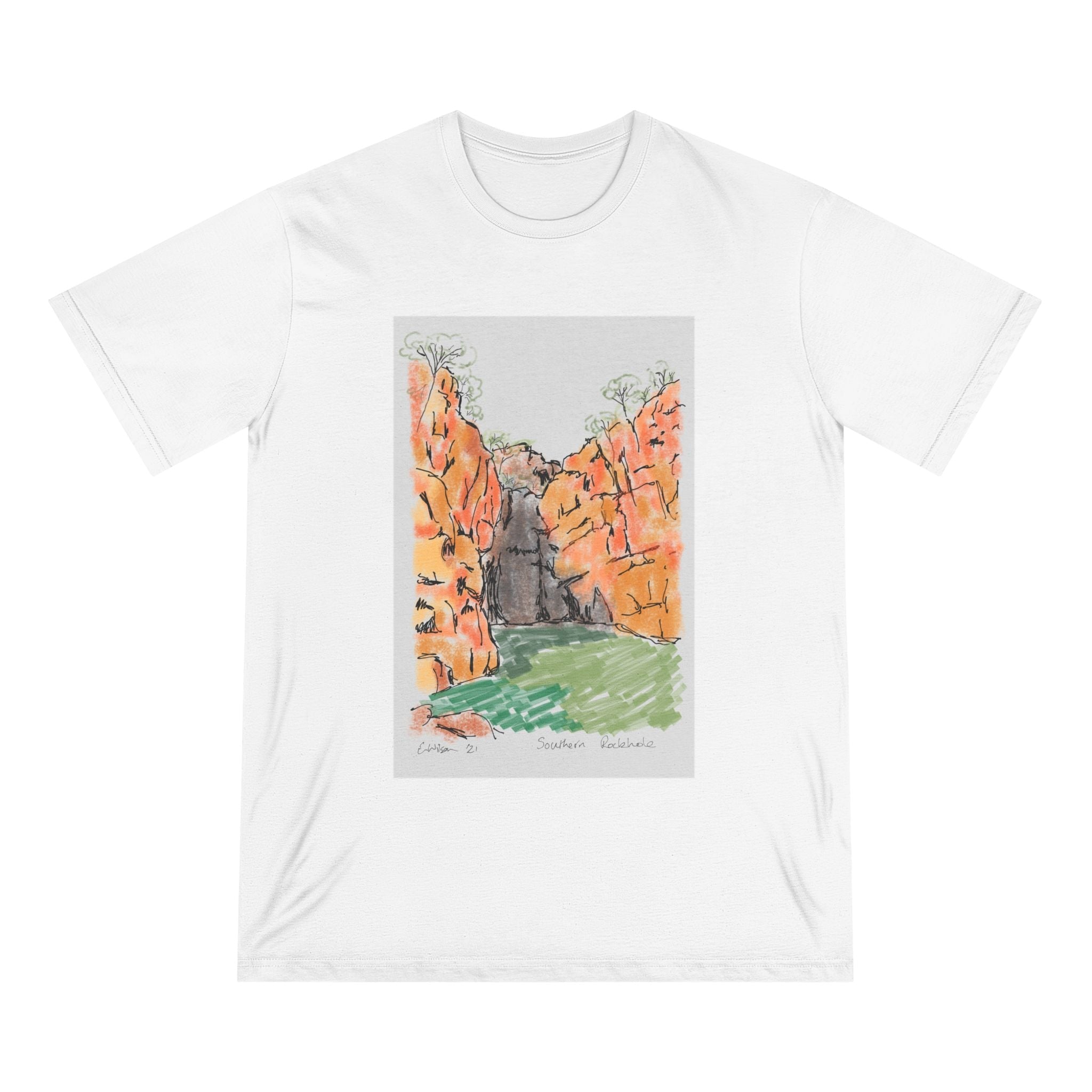 Southern Rockhole, Nitmiluk | Organic Staple T-shirt Printify