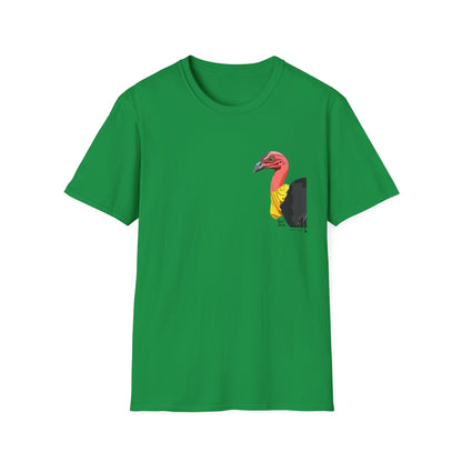 Australian Brushturkey - Small design - Unisex Softstyle T-Shirt