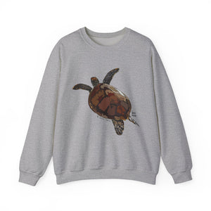 Green Turtle Sweatshirt | Unisex Heavy Blend™ Crewneck Printify