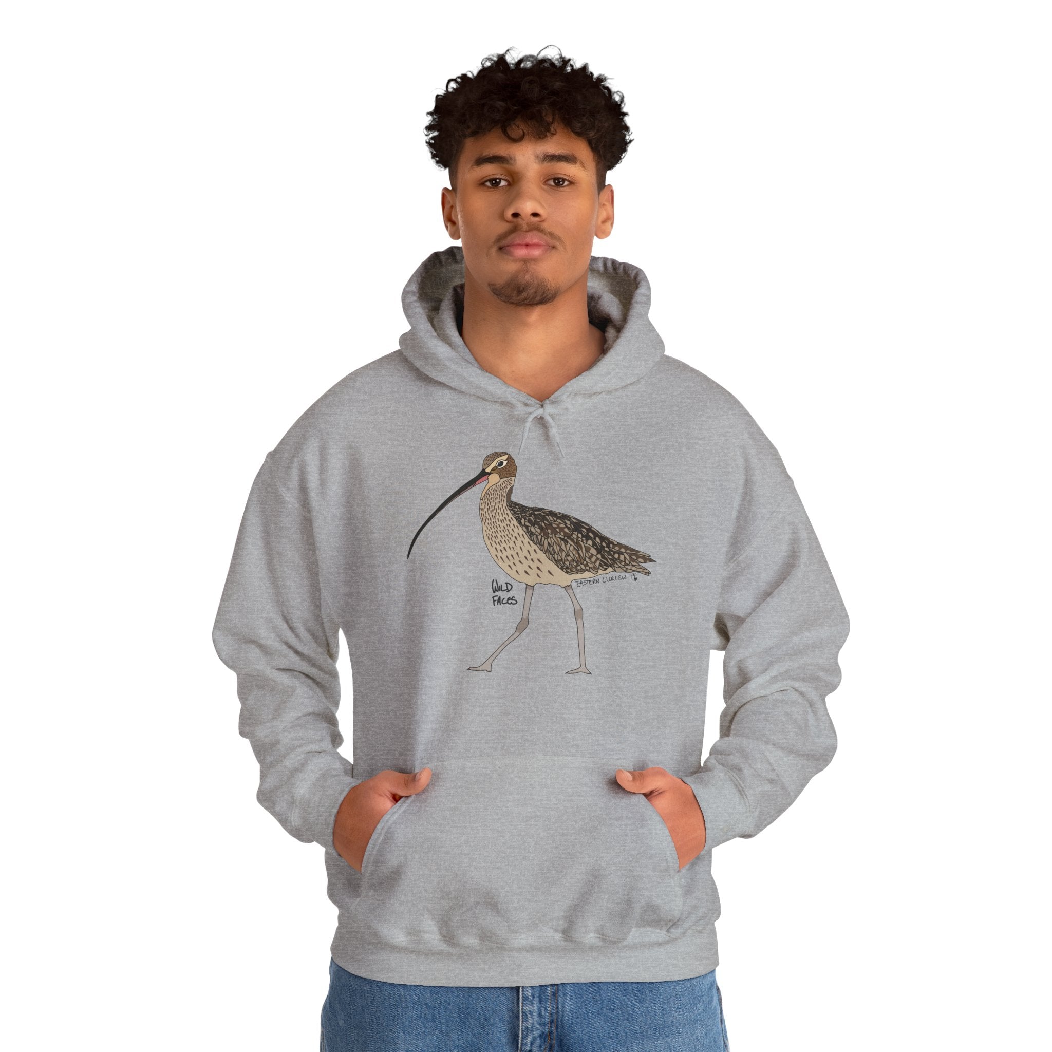 Eastern Curlew | Unisex Heavy Blend™ Hooded Sweatshirt Printify