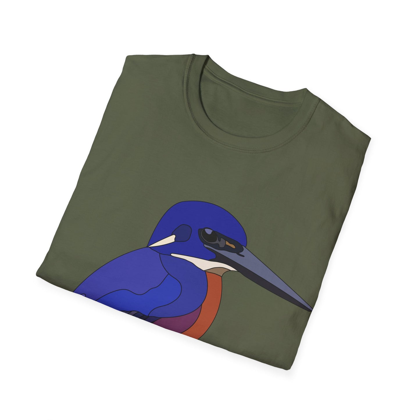 Azure Kingfisher - Unisex Softstyle T-Shirt