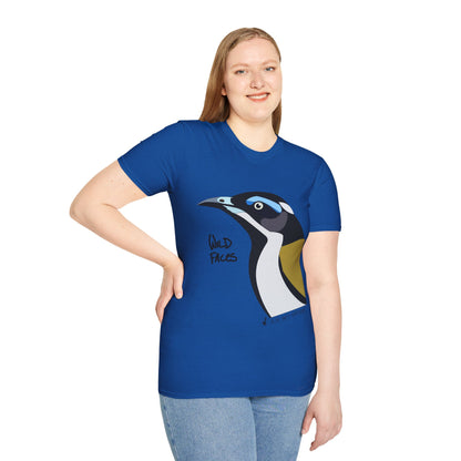 Blue-faced Honeyeater - Unisex Softstyle T-Shirt