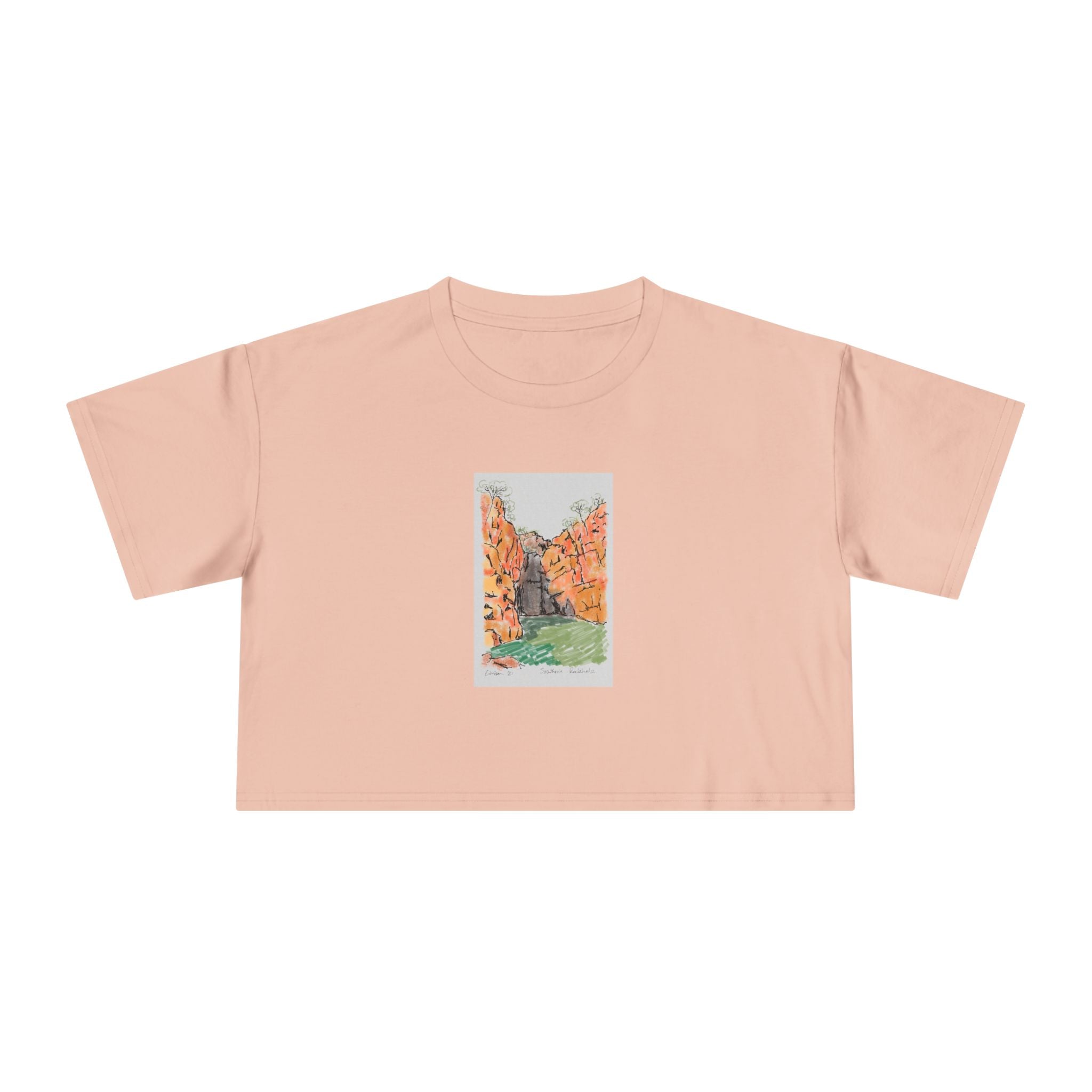 Southern Rockhole, Nitmiluk - Women's Crop Tee